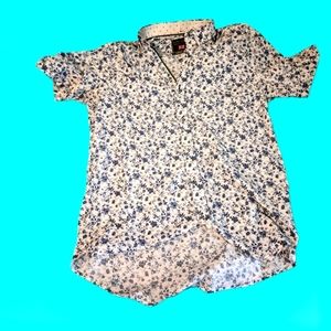 Men's Floral Button Up Shirt